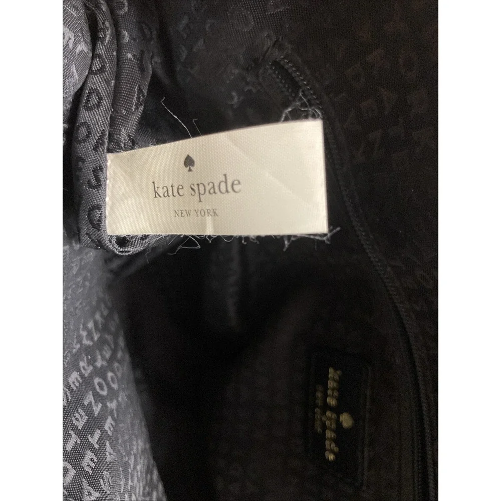 Kate Spade New York Sadie Black Dome Crossbody Satchel Bag‎ Black W/Strap